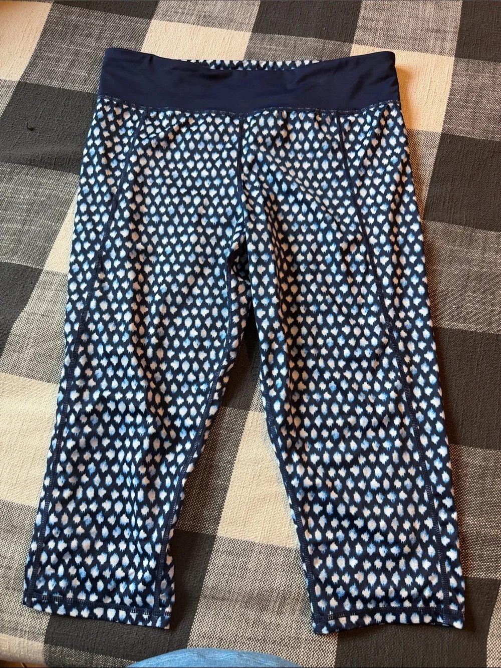 Tommy Bahama Navy and White Printed Rash guard set